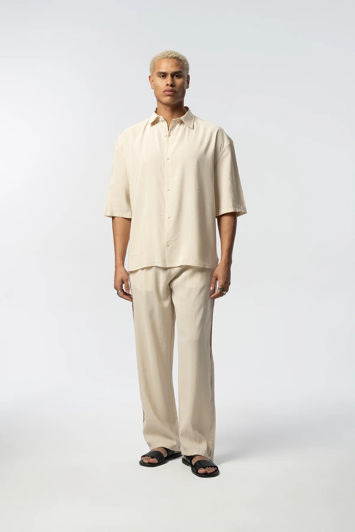 SHIRT WITH BACK BINDING DETAIL 