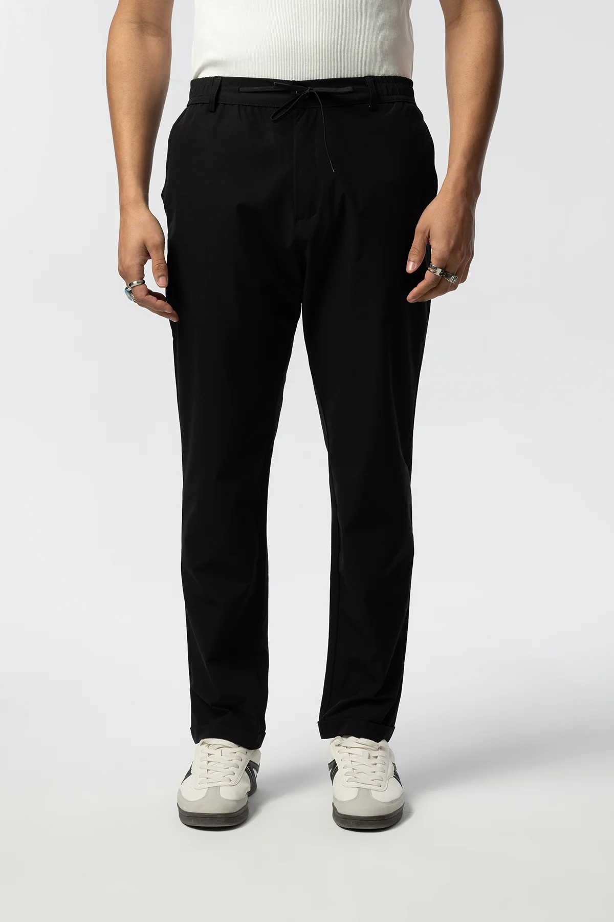 HALF ELASTİC PANTS