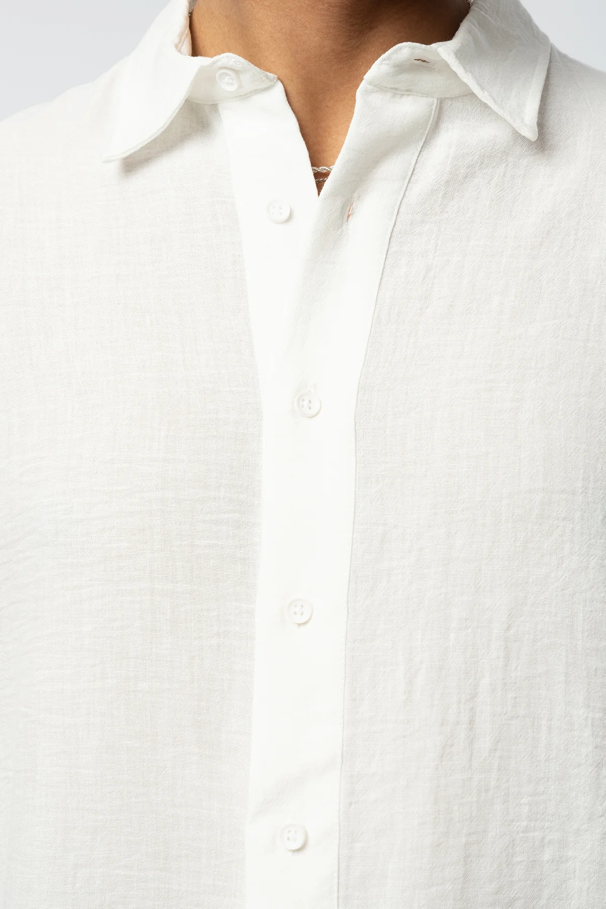 ALLOVER LINEN SHIRT